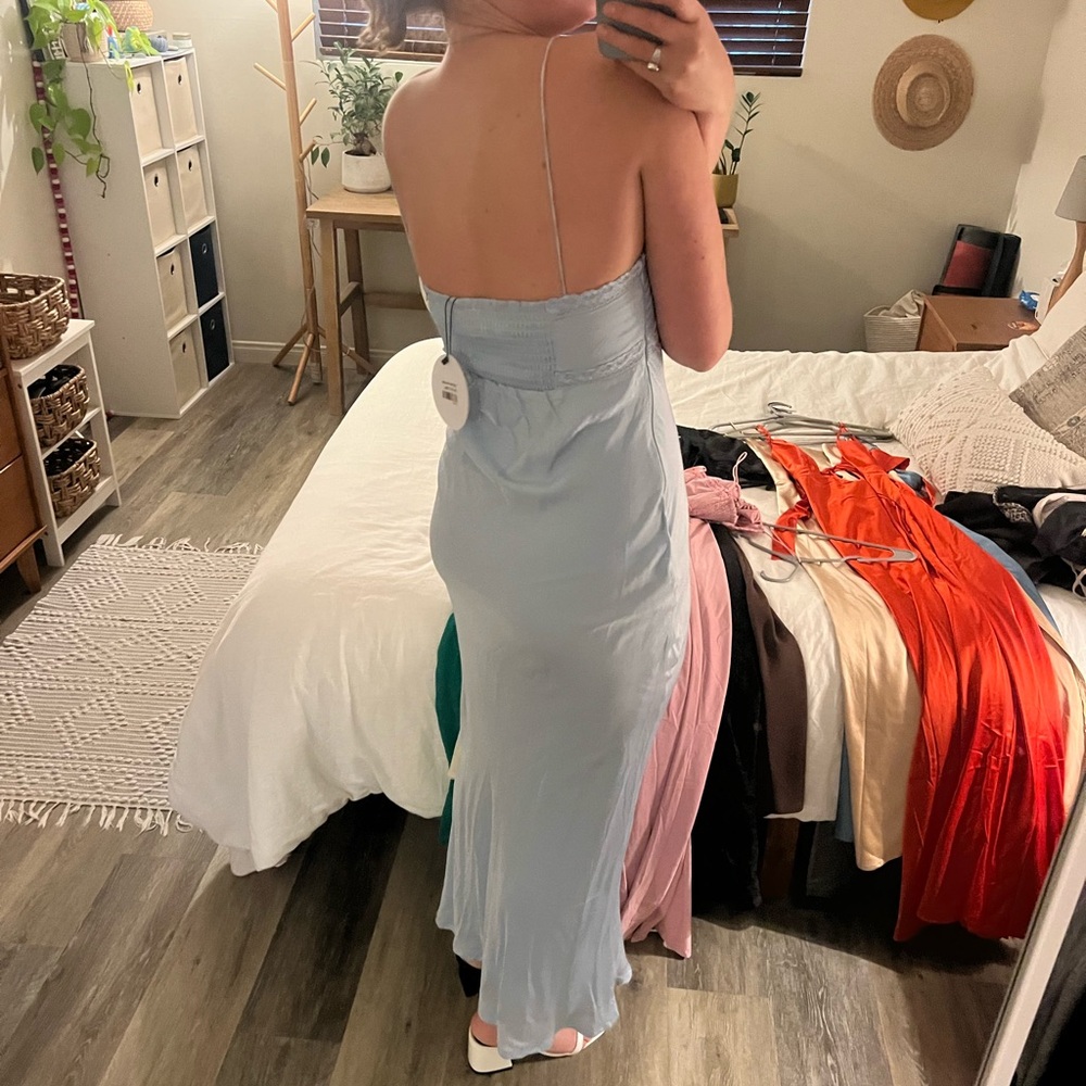 NWT EMILY MAXI DRESS BLUE - Picture 11 of 12